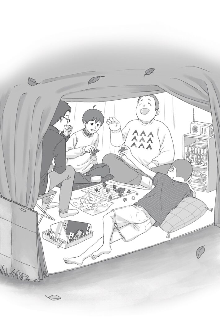 画像：やらなくてもいい宿題２　秘密基地奪還！編挿絵
